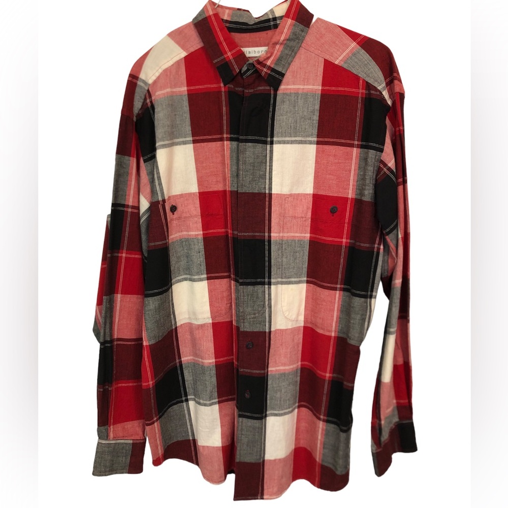 Claiborne Vintage Plaid Flannel